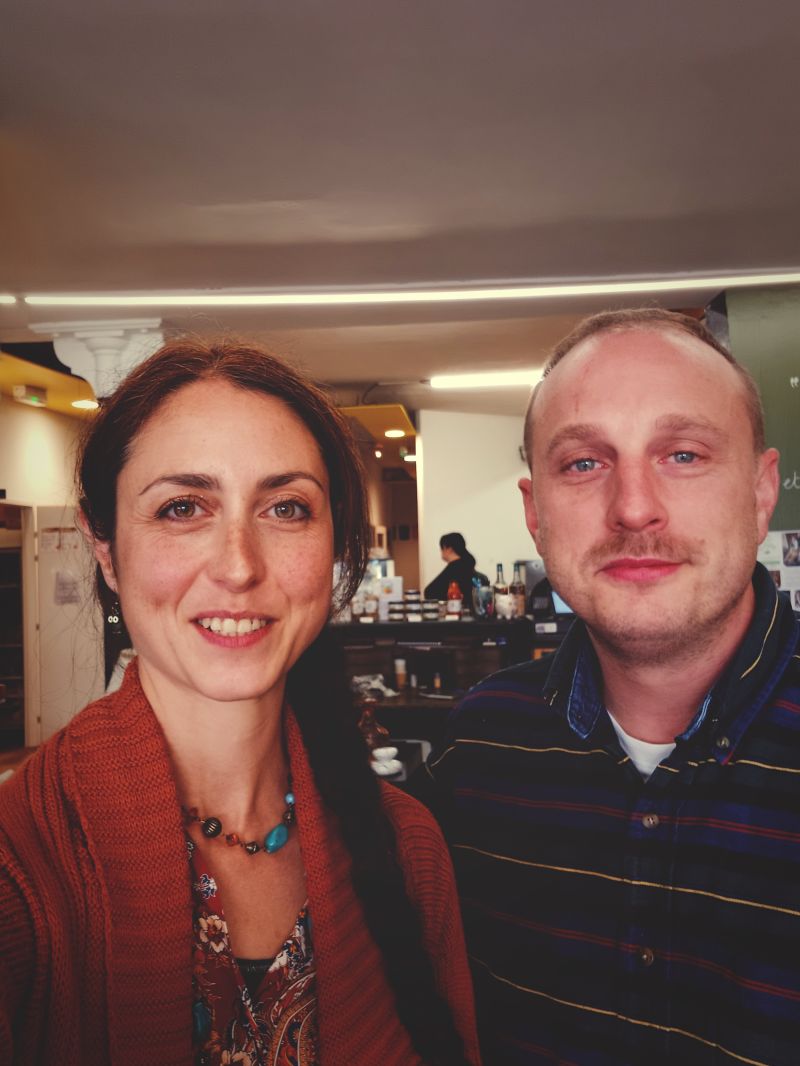 Déjeuner avec Corentine Rossignol chez Kantinetik