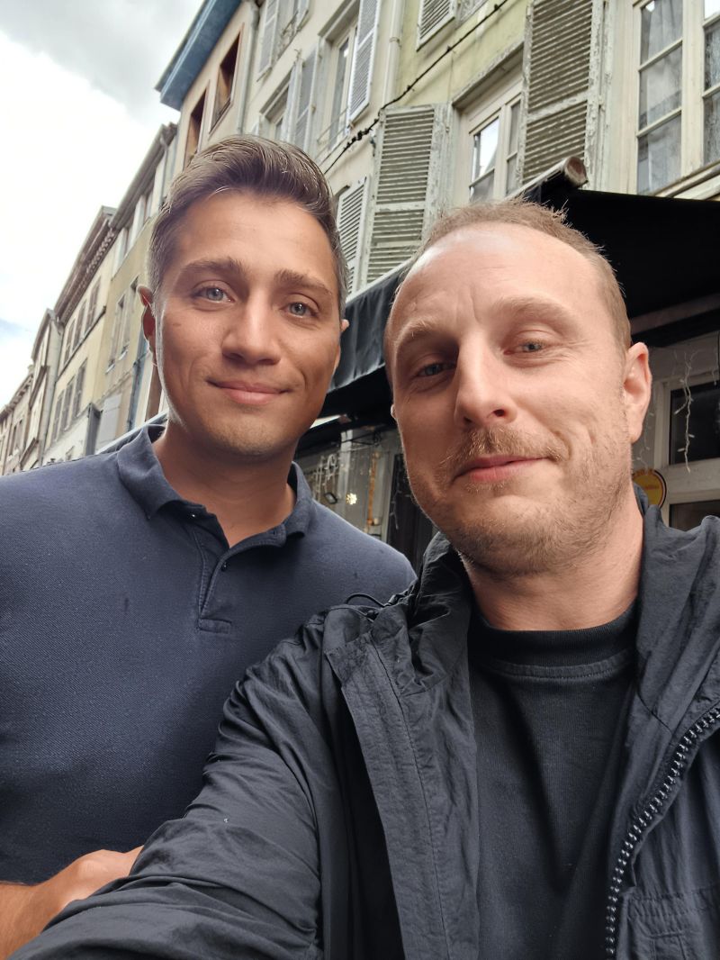 Déjeuner avec Steve Dahar chez Daniel's