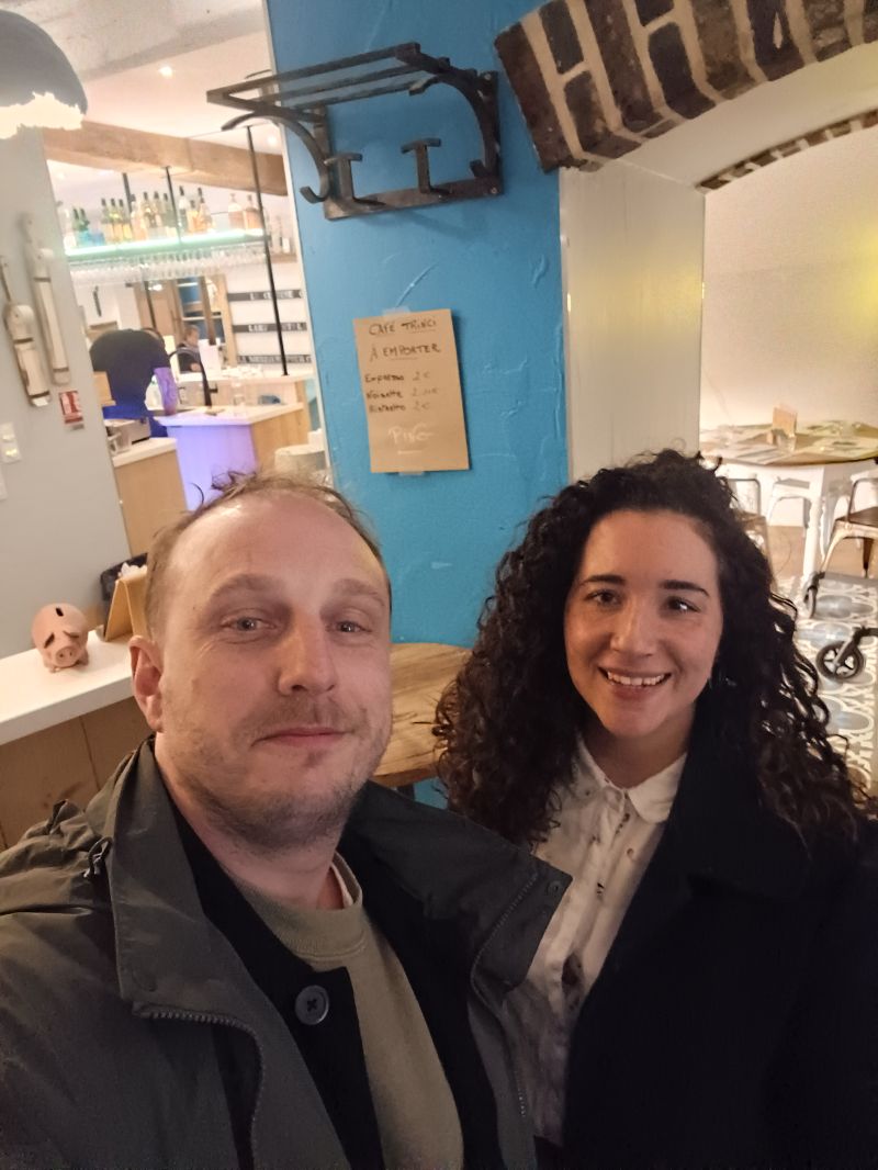 Déjeuner avec Julie Libralato chez Pizzeria Guiseppeino